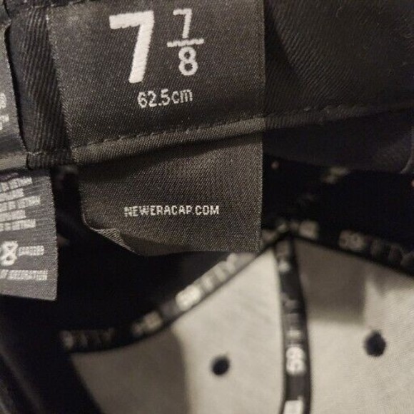 New Era Notre Dame Fighting Irish Navy blue hat‎ 59fifty fitted Men's Size 7 7/8 - Picture 6 of 8